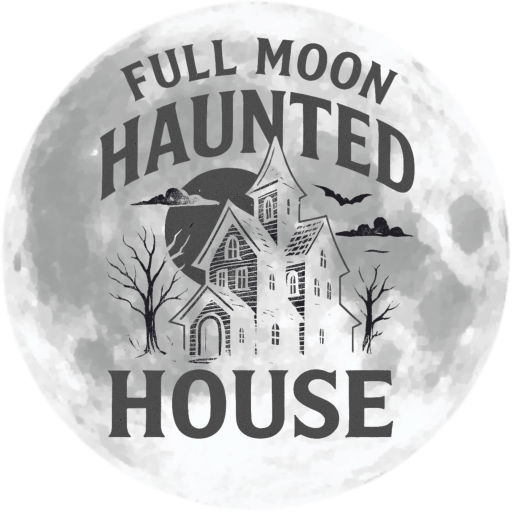 Full Moon Haunted House Logo
