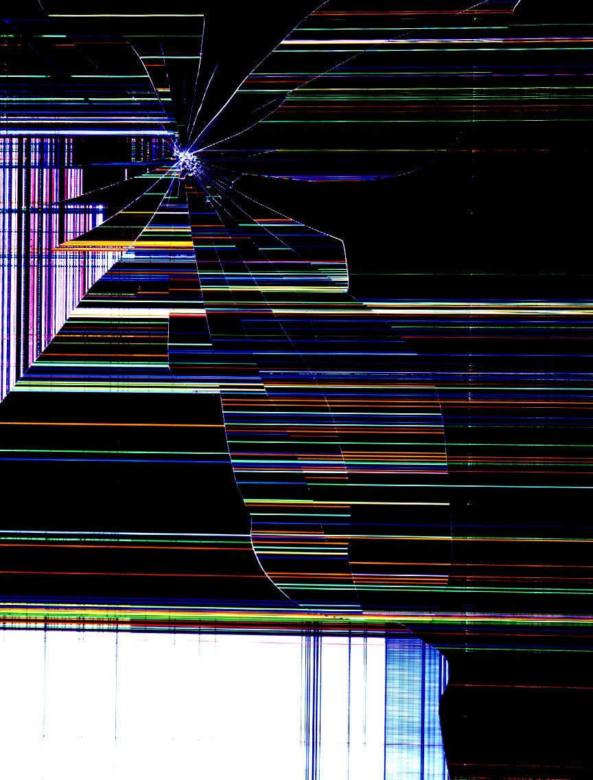 Cracked Screen Overlay